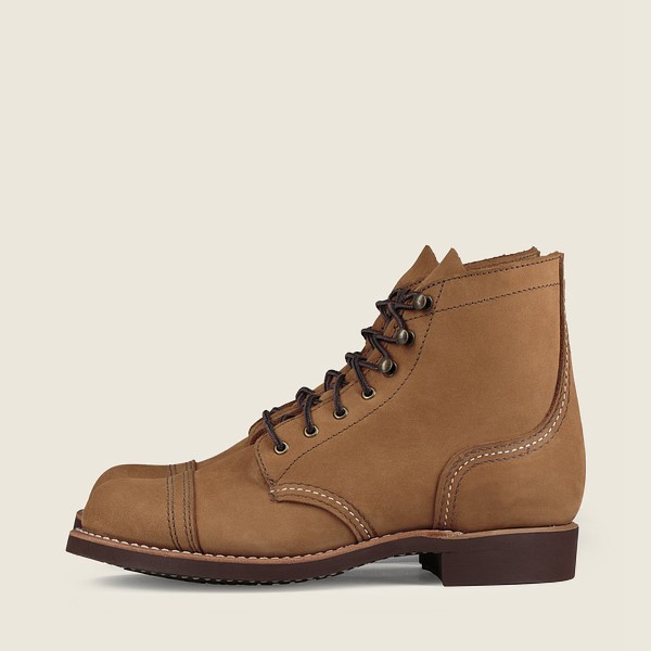 Botas Red Wing Heritage Mujer Kaki - Iron Ranger - Short Chinook Cuero - 518-CWKITN